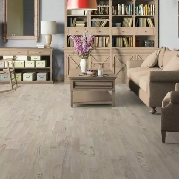 Паркетная доска Tarkett Salsa Дуб Робуст Белый Браш (Oak Robust White)