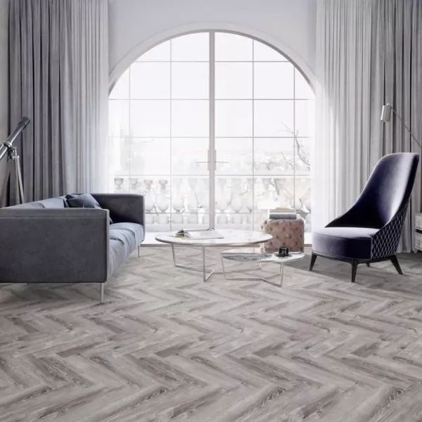 Кварц-винил CronaFloor Herringbone Дуб Тулуза H001